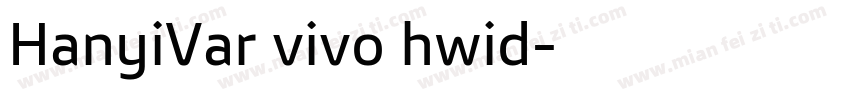 HanyiVar vivo hwid字体转换